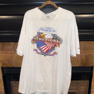 Vintage 1990 Proud to be American Tee